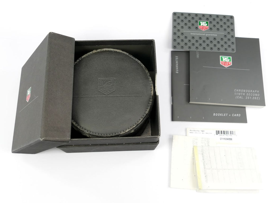 TAG Heuer Link Chronograph CT1110.BA0550 box and papers