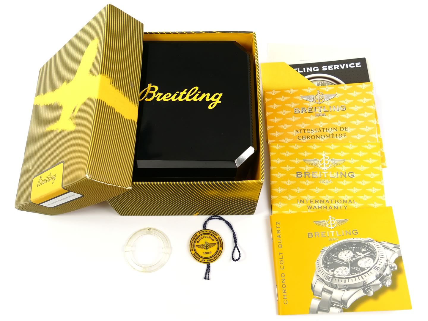 Breitling Colt Chrono A73350 box and papers