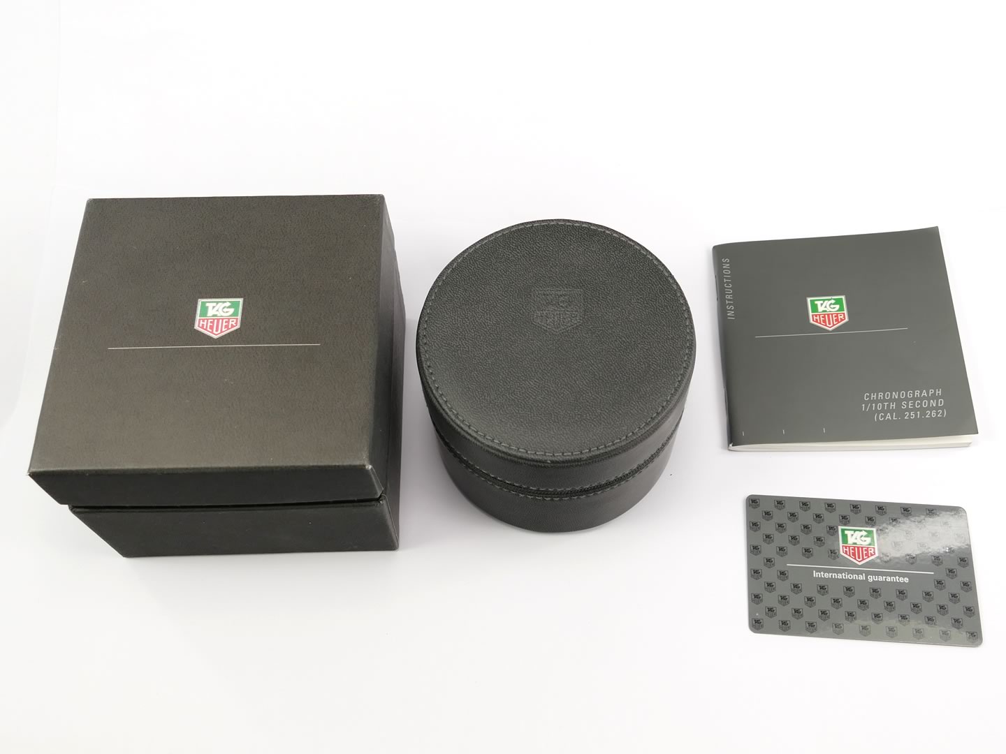 TAG Heuer Link Black Chronograph CT1152.BD0552 Box & Papers
