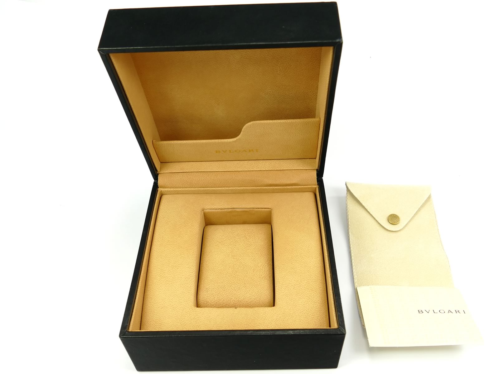 Bulgari Rettangolo RTC 49 S box and certificate