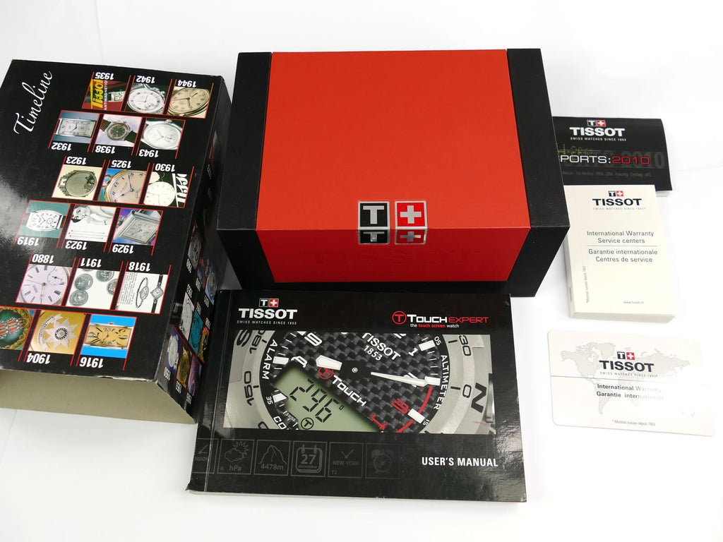 Tissot T-Touch II Expert T013.420.11.032.00 box and papers