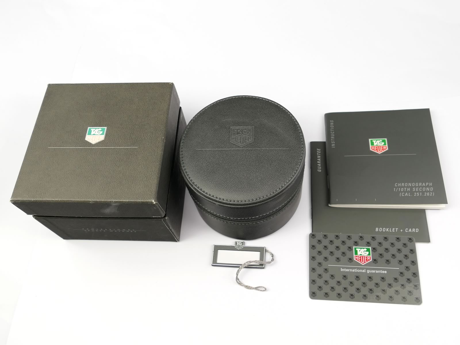 TAG Heuer Link Chronograph CT1110.BA0550 box and papers