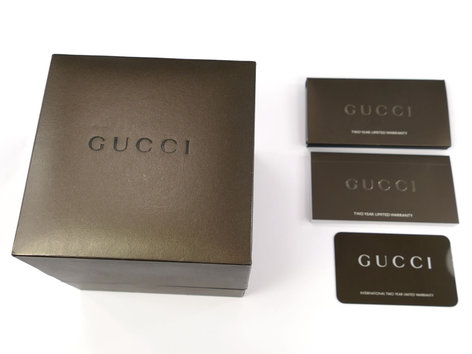 Gucci G-Line 109 box and papers