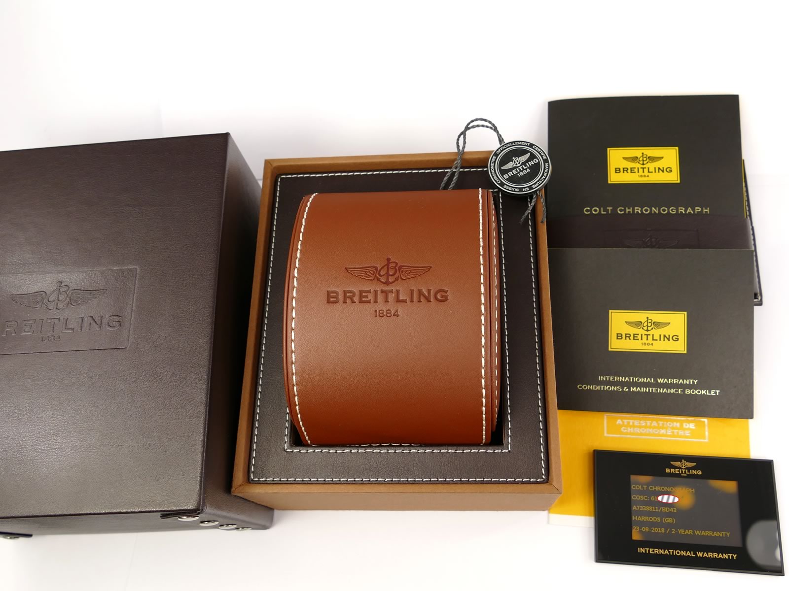 Breitling Colt Chrono II A7338811/BD43/173A Box and papers