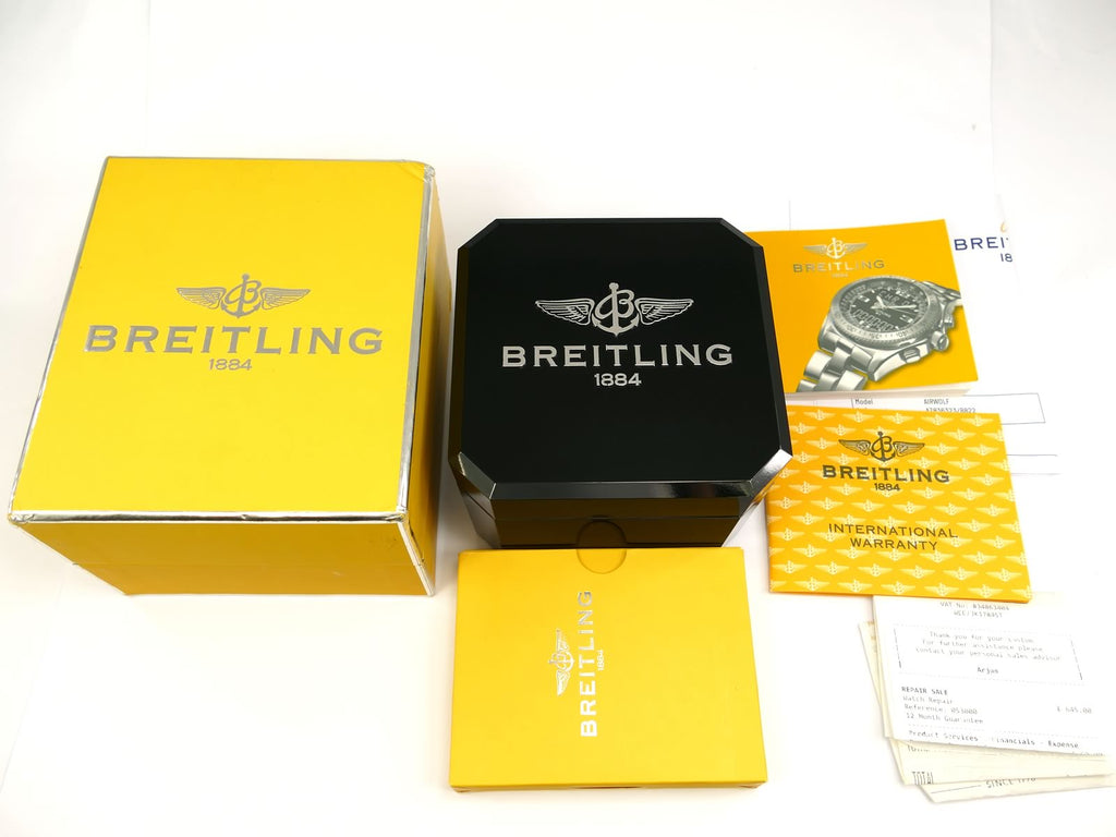 Breitling Airwolf 44 Box & Papers A7836323/B822