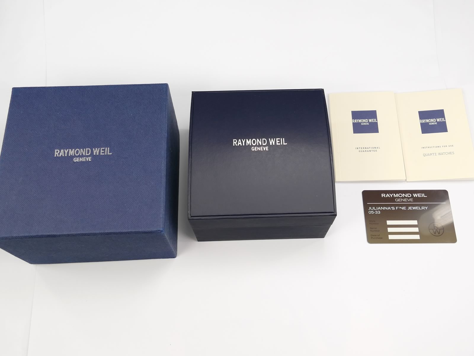 Raymond Weil Parsifal Box and papers 9740-STS-00995