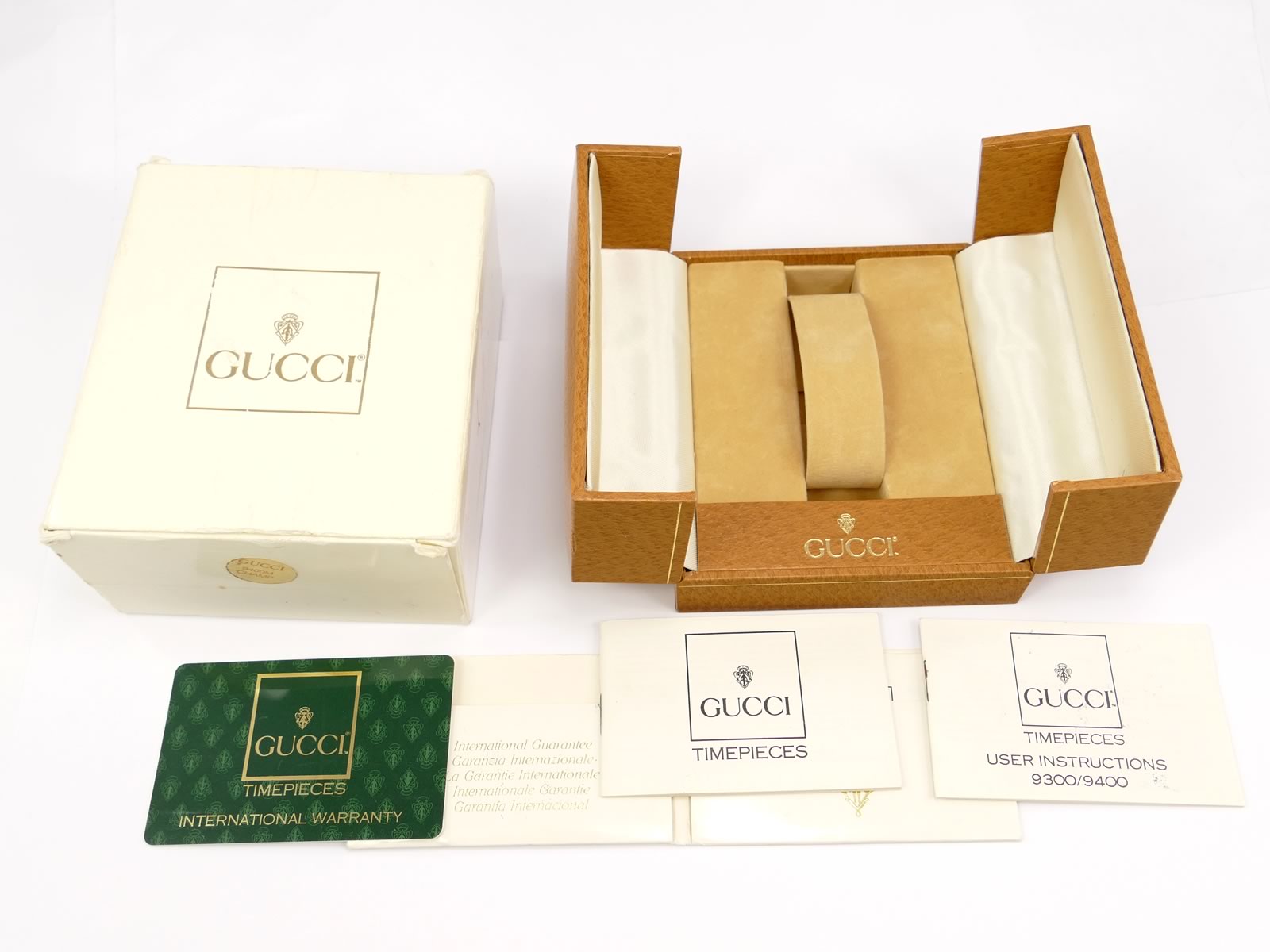 Gucci 9400 Chronograph Box & Papers