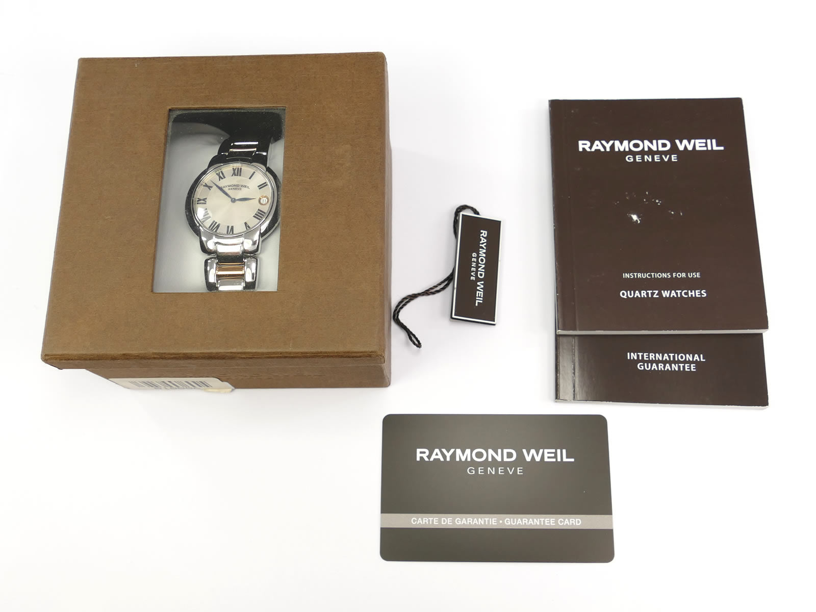 Raymond Weil Jasmine 5235 box and papers