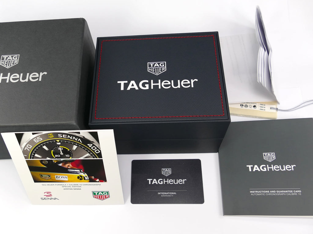 TAG Heuer Formula 1 X Senna Special Edition CAZ201B.FC6487 box and papers