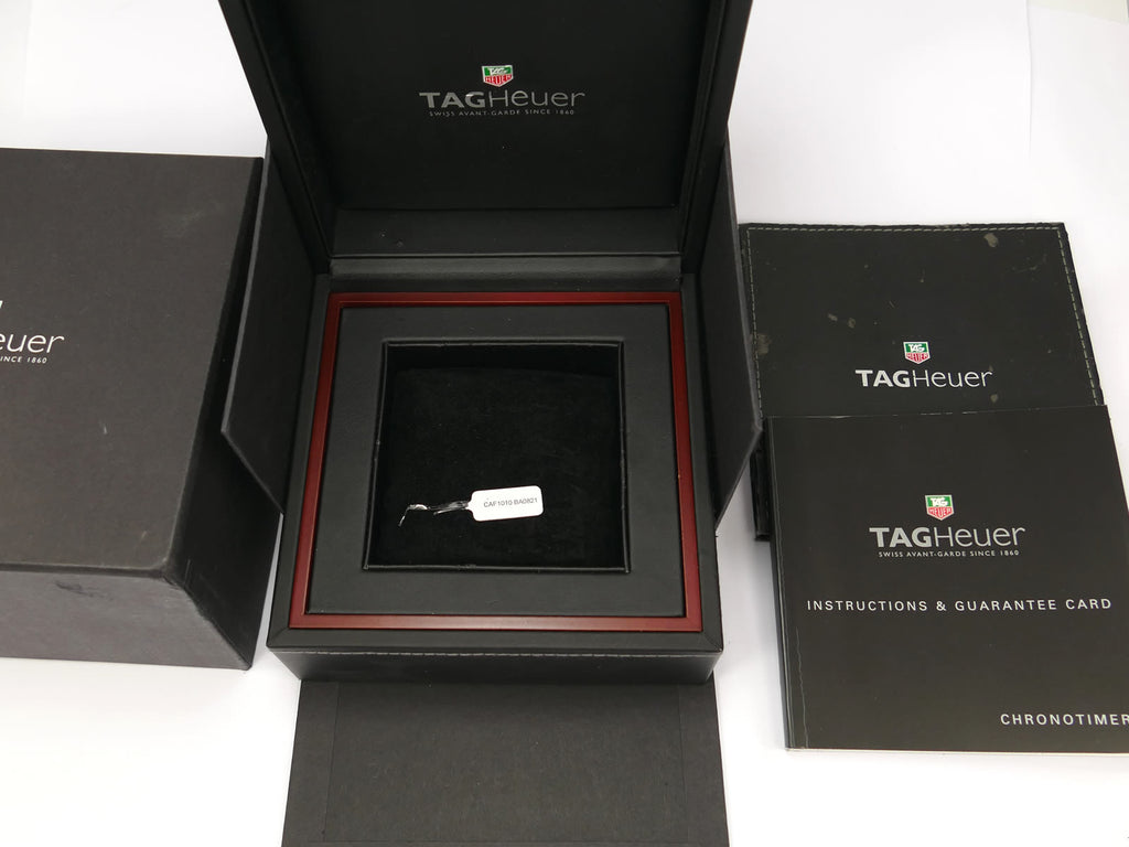 TAG Heuer Aquaracer Chronotimer CAF1010 box and booklet