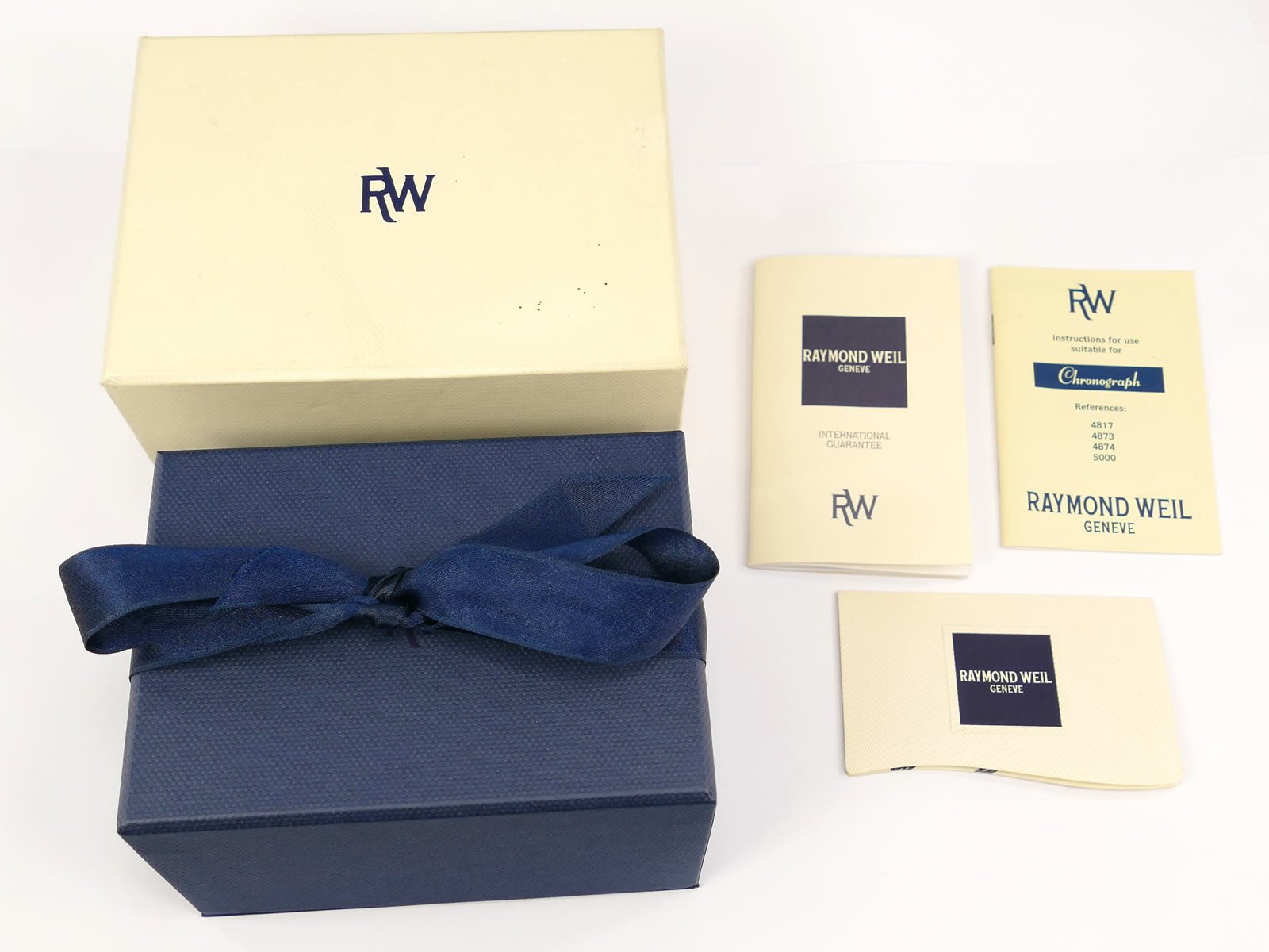 Raymond Weil Don Giovanni 4873 box and papers