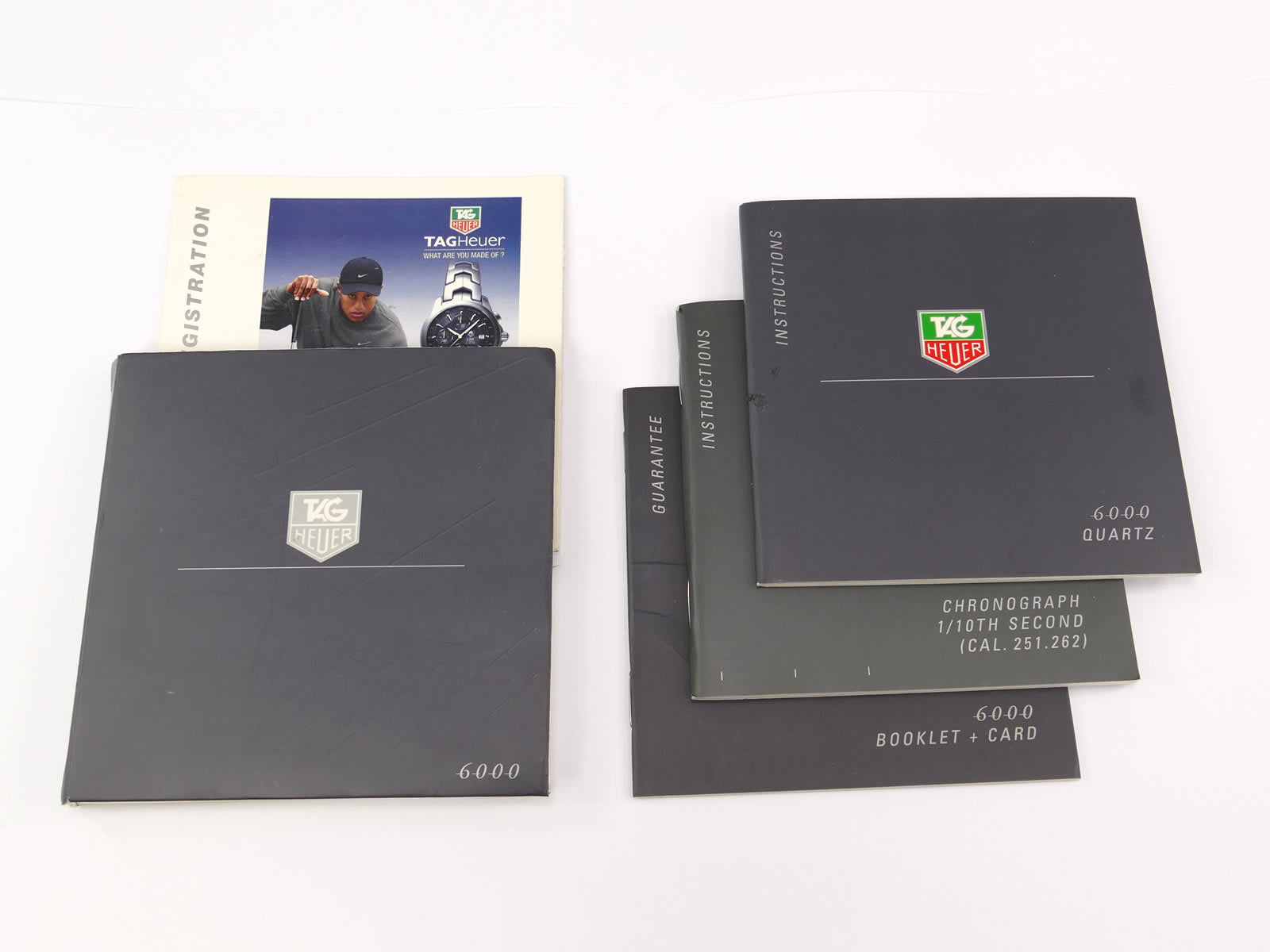 TAG Heuer 6000 Chronograph CH1111-0 booklets