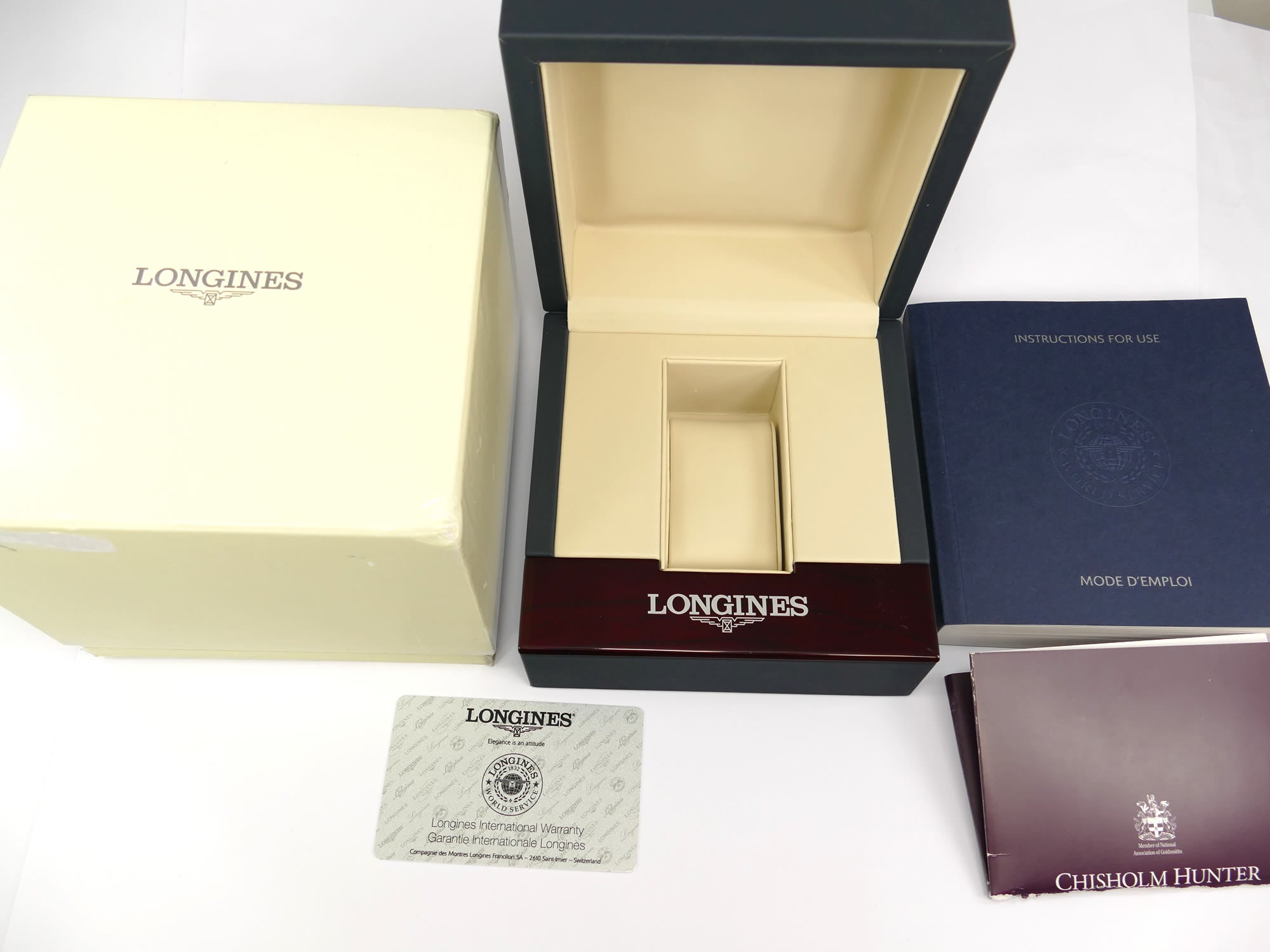 Longines DolceVita box and papers