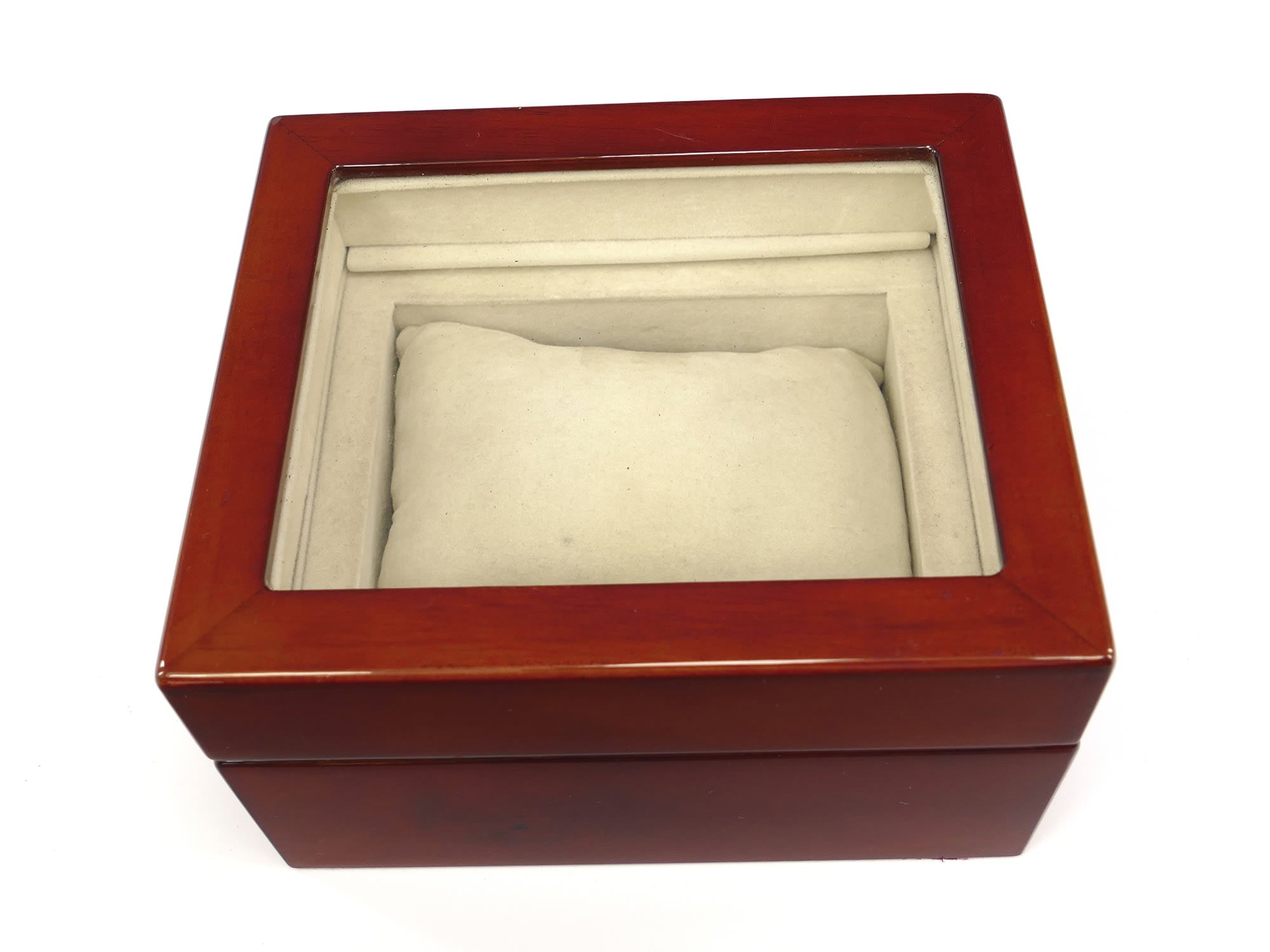 Wood veneer box