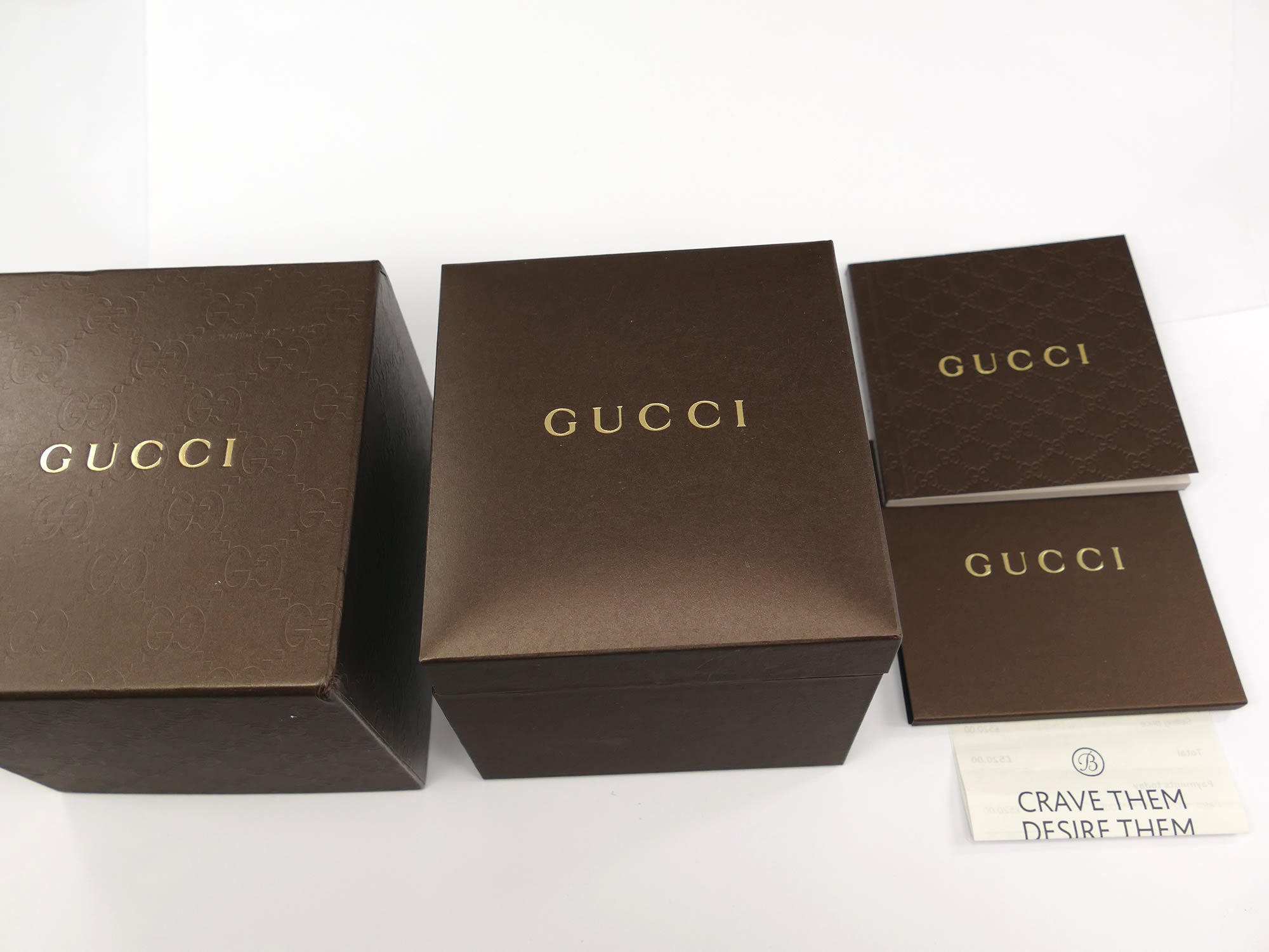 Gucci G-Line 109 Box & Papers