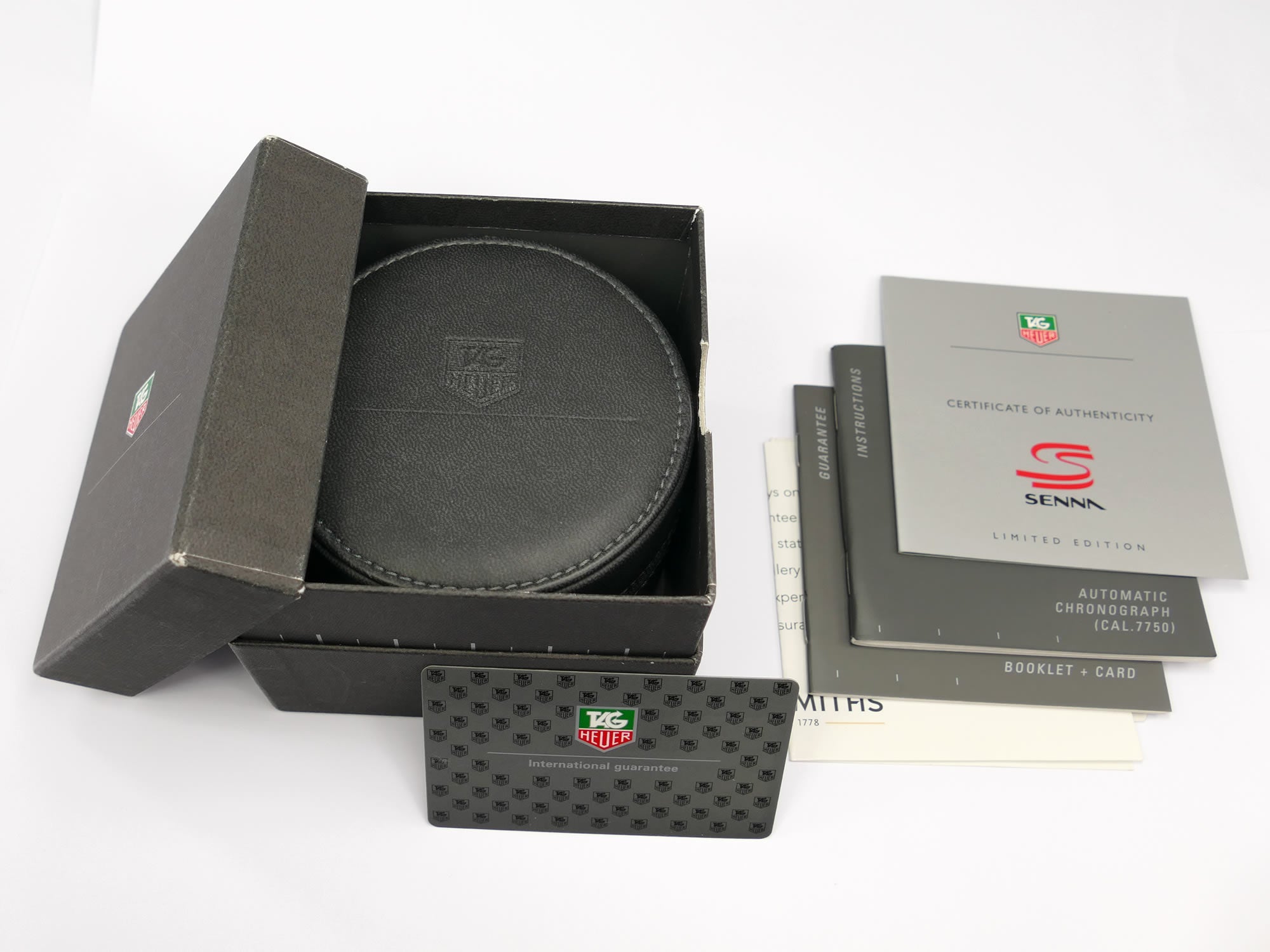 TAG Heuer Link Chronograph Ayrton Senna CT2114 box & papers