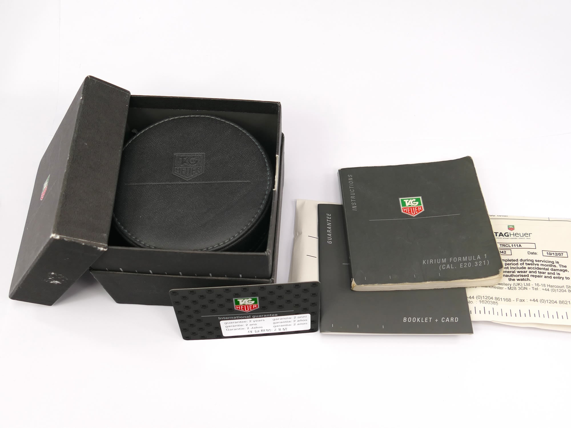 TAG Heuer Kirium F1 CL111A Box/Papers