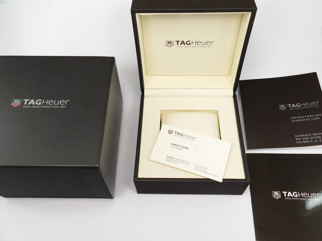 TAG Heuer Aquaracer WAF2010 box & booklet