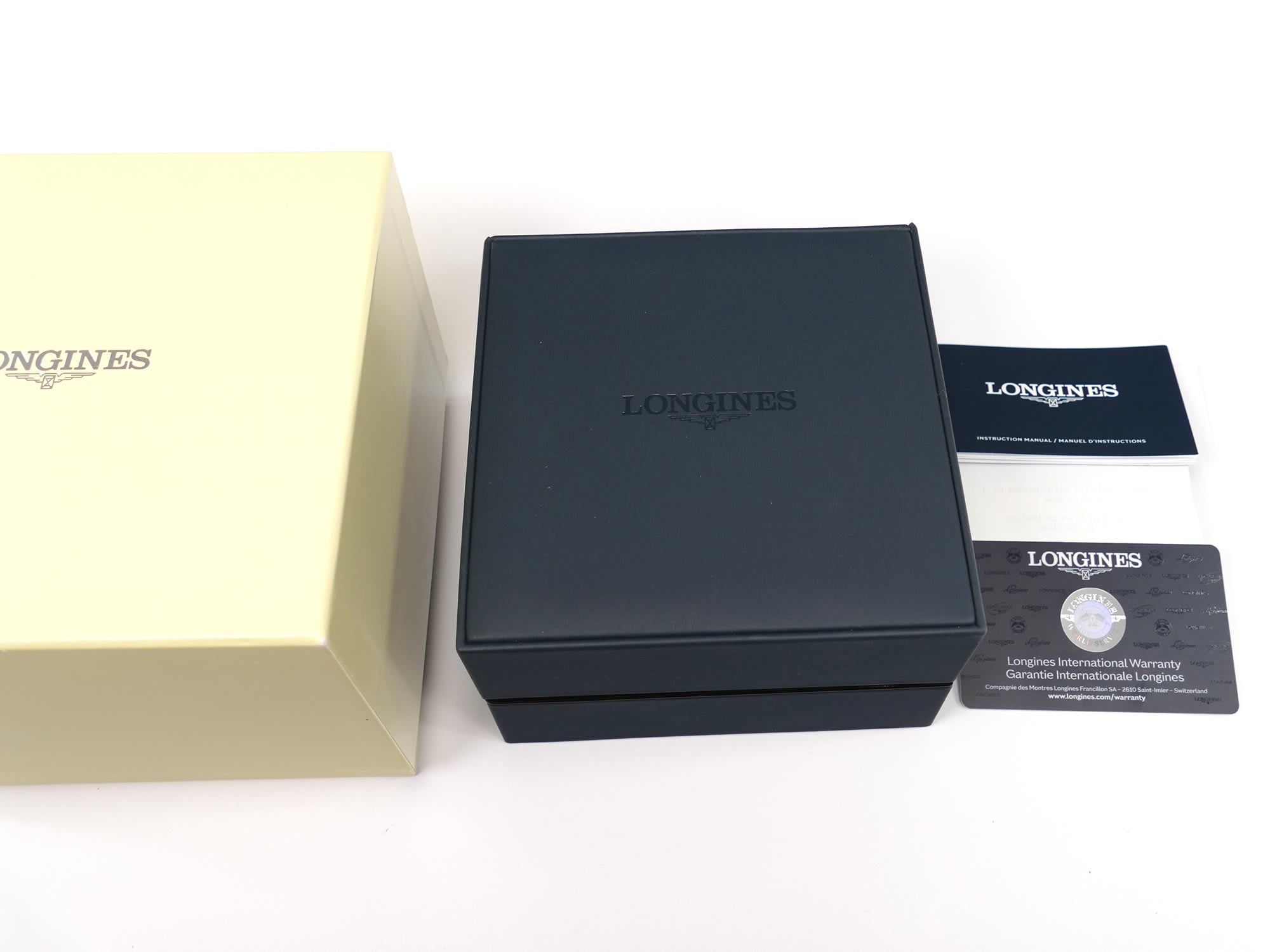 Longines Présence L4.821.2 box and papers