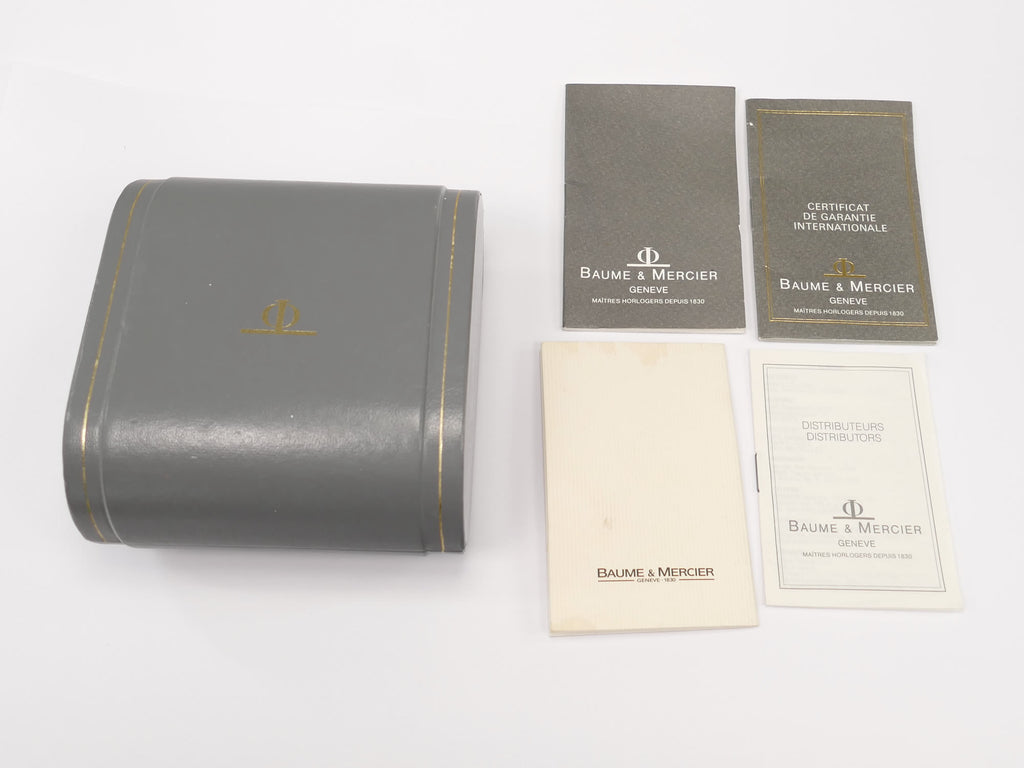 Baume & Mercier Hampton Dual Time MV045121 box & papers