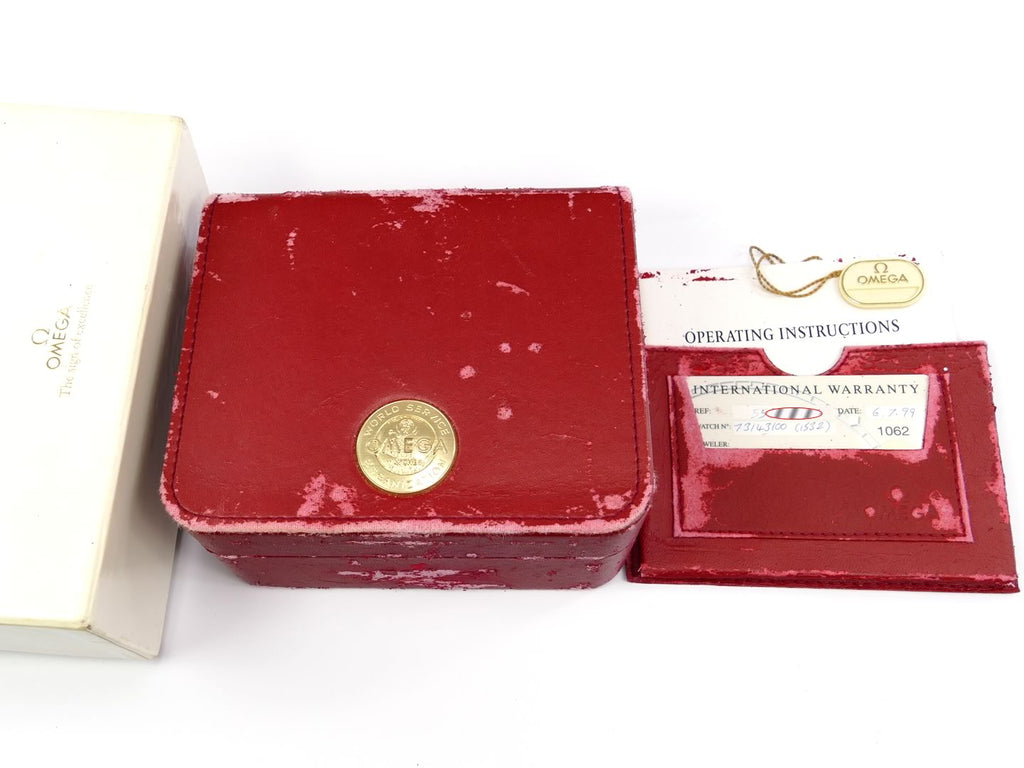 Omega De Ville Silver Dial 7314.31.00 original box and papers