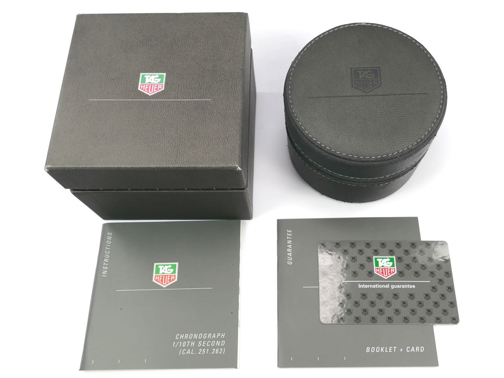TAG Heuer Kirium Chronograph Black Dial CL1110-0 box and papers