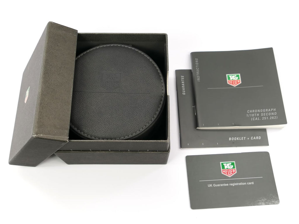 TAG Heuer Link Chronograph Black CT1111.BA0550 box set and papers