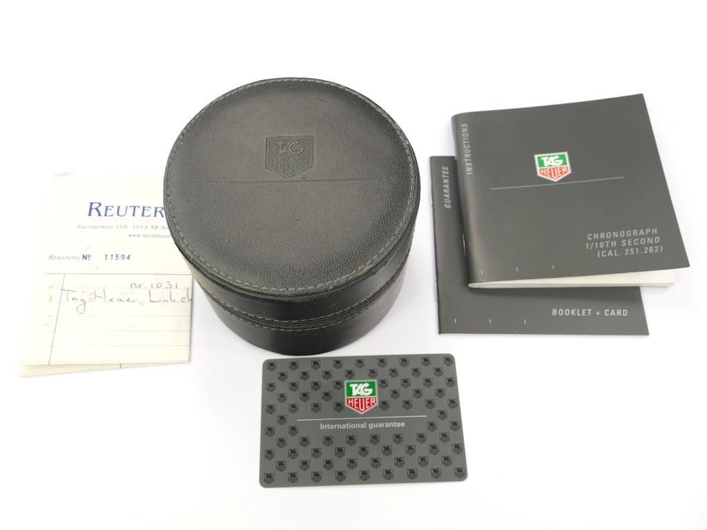 TAG Heuer Link Chronograph Blue CT1110.BA0550 box and papers