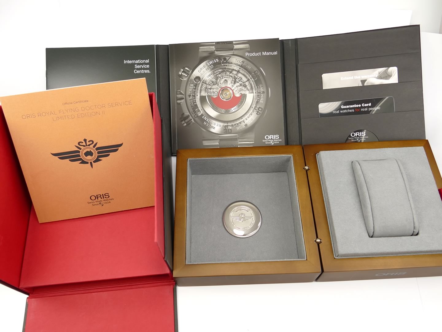 Oris Royal Flying Doctor Service Limited Edition II box set and papers
