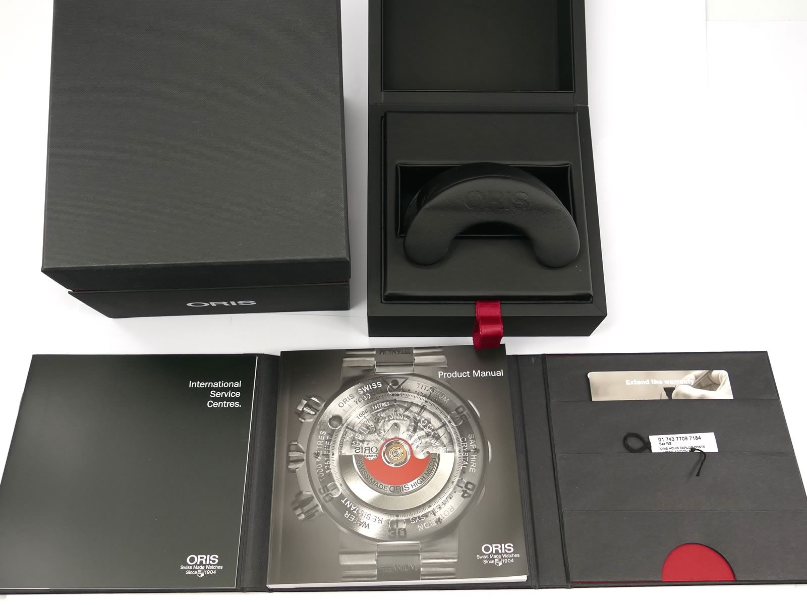 Oris Aquis box and instructions