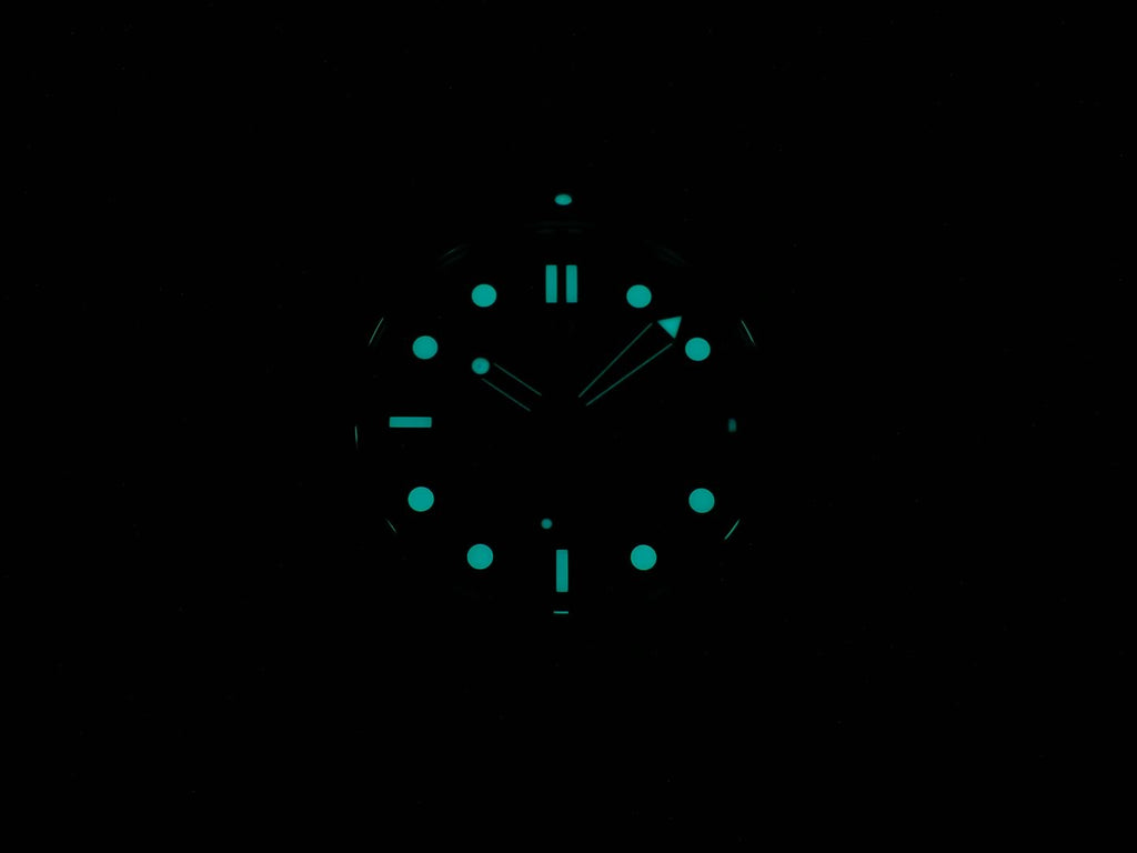 Omega Seamaster James Bond Collector's Piece 212.30.41.20.01.001 night time luminosity