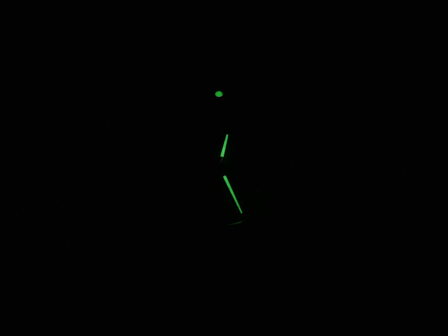 TAG Heuer Aquaracer WAF1312 night time luminosity