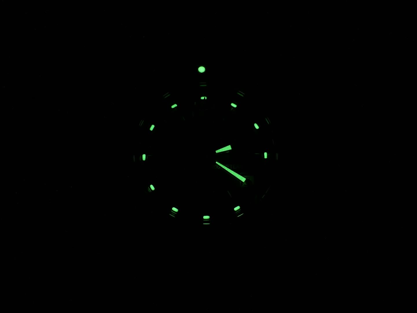 TAG Heuer Link Chronograph Black CT1111.BA0550 night time luminosity