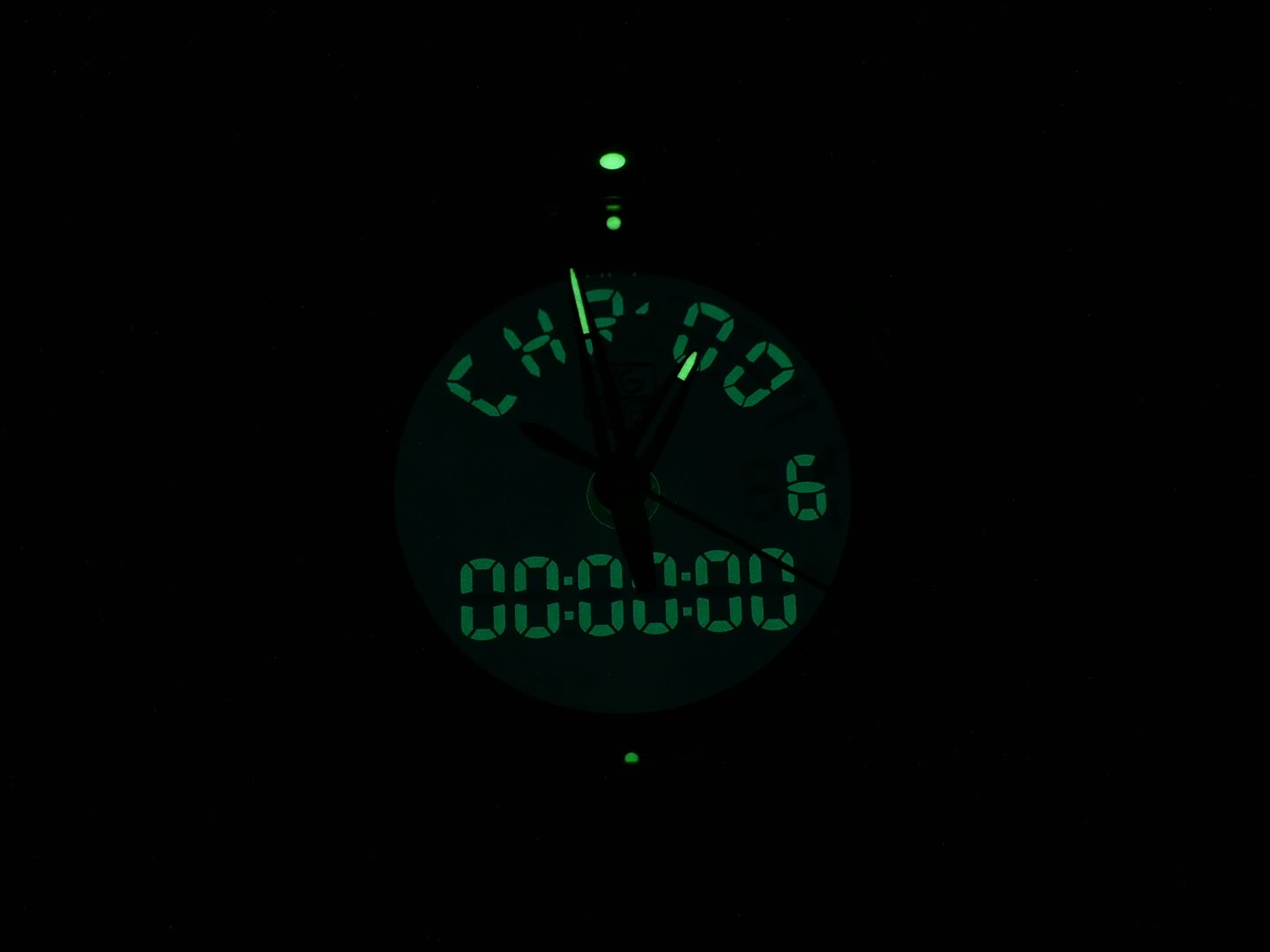 TAG Heuer Kirium F1 CL111A.BA0700 Chronograph backlight