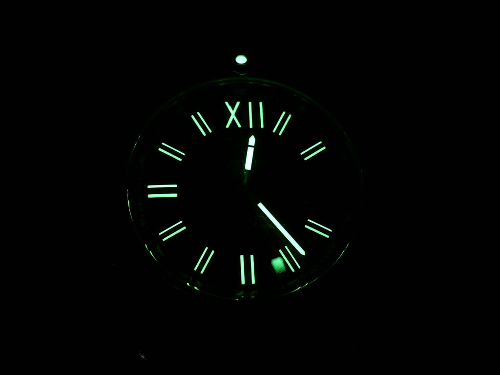 Breitling Cockpit Chronometer B49350 night time luminosity