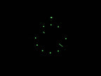 TAG Heuer Kirium Chronograph CL1110.BA0700 night time luminosity