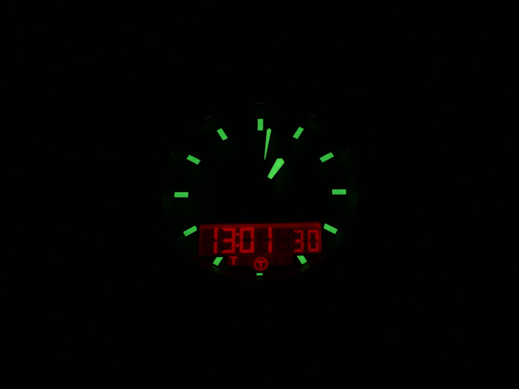 Tissot T-Touch II Expert T013.420.11.032.00 night time luminosity and backlight