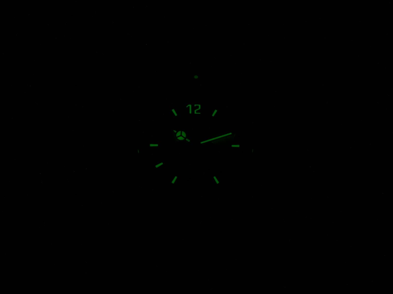 TAG Heuer 2000 Classic CK1110 night time luminosity