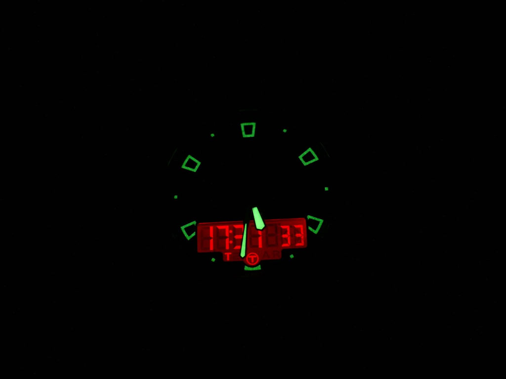 Tissot T-Touch II T047420 A night time luminosity and backlight
