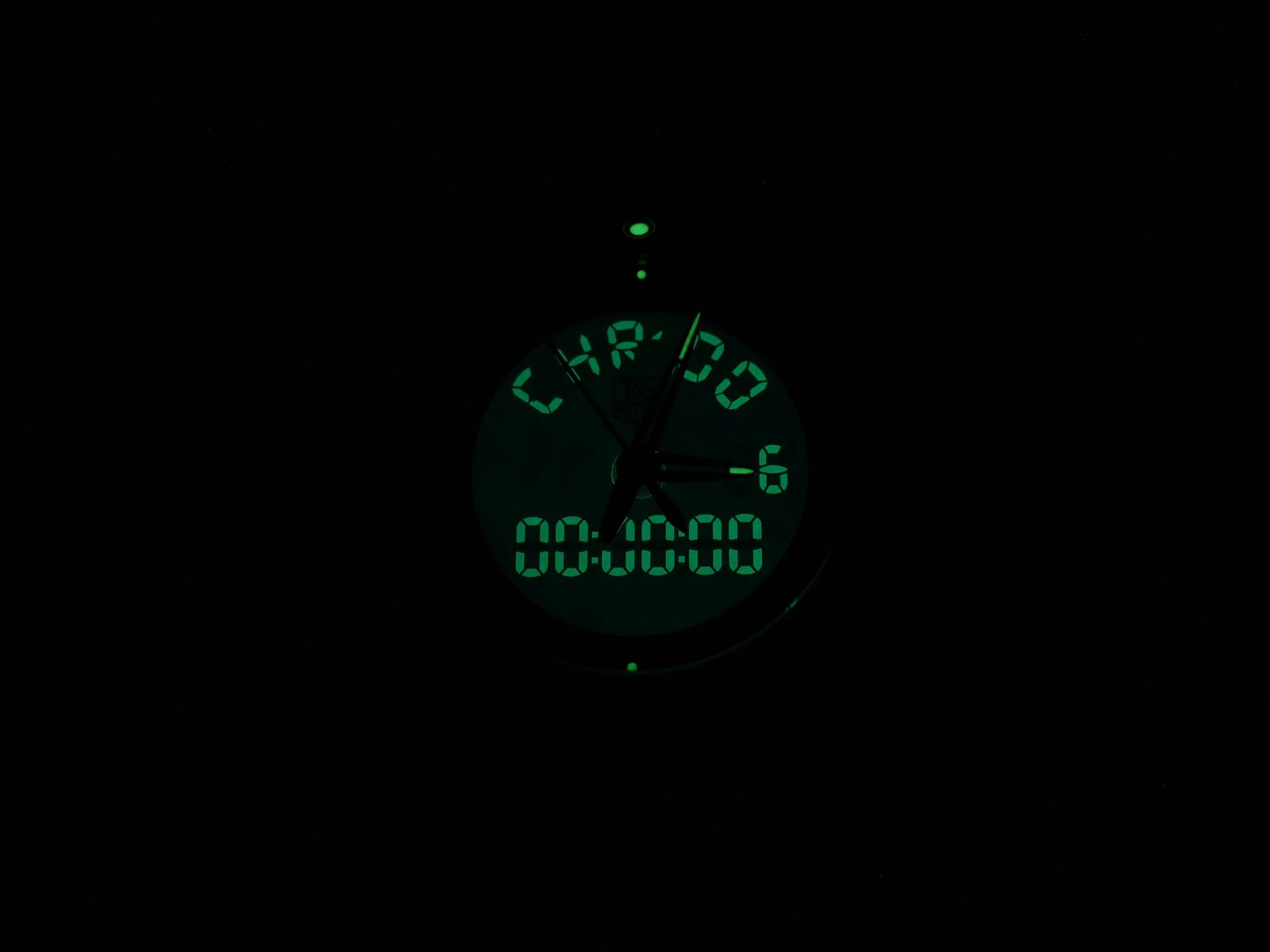 TAG Heuer Kirium F1 CL111C night time luminosity