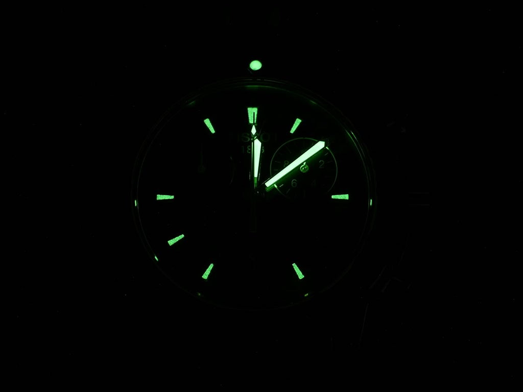 Tissot T-Sport PRS200 night time luminosity