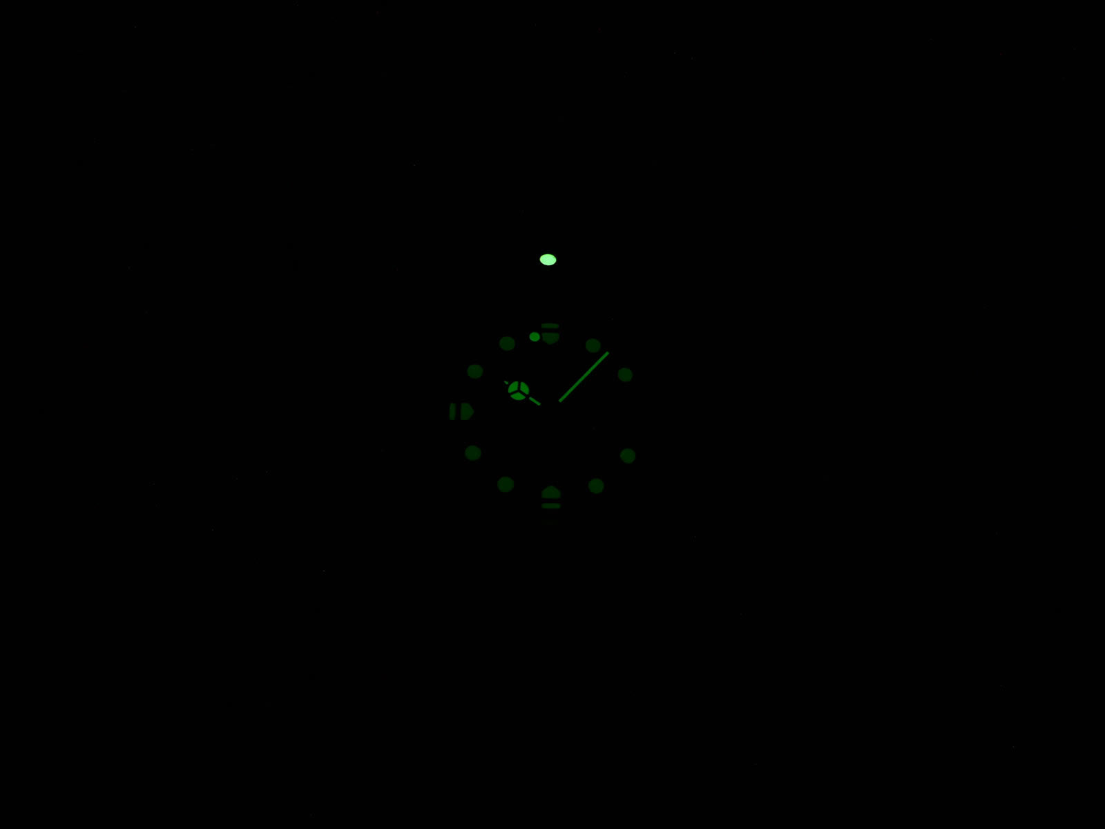TAG Heuer Formula 1 370.513 night time luminosity