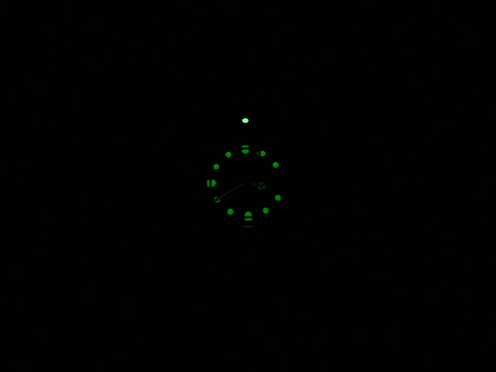 TAG Heuer Formula 1 370.513 night time luminosity