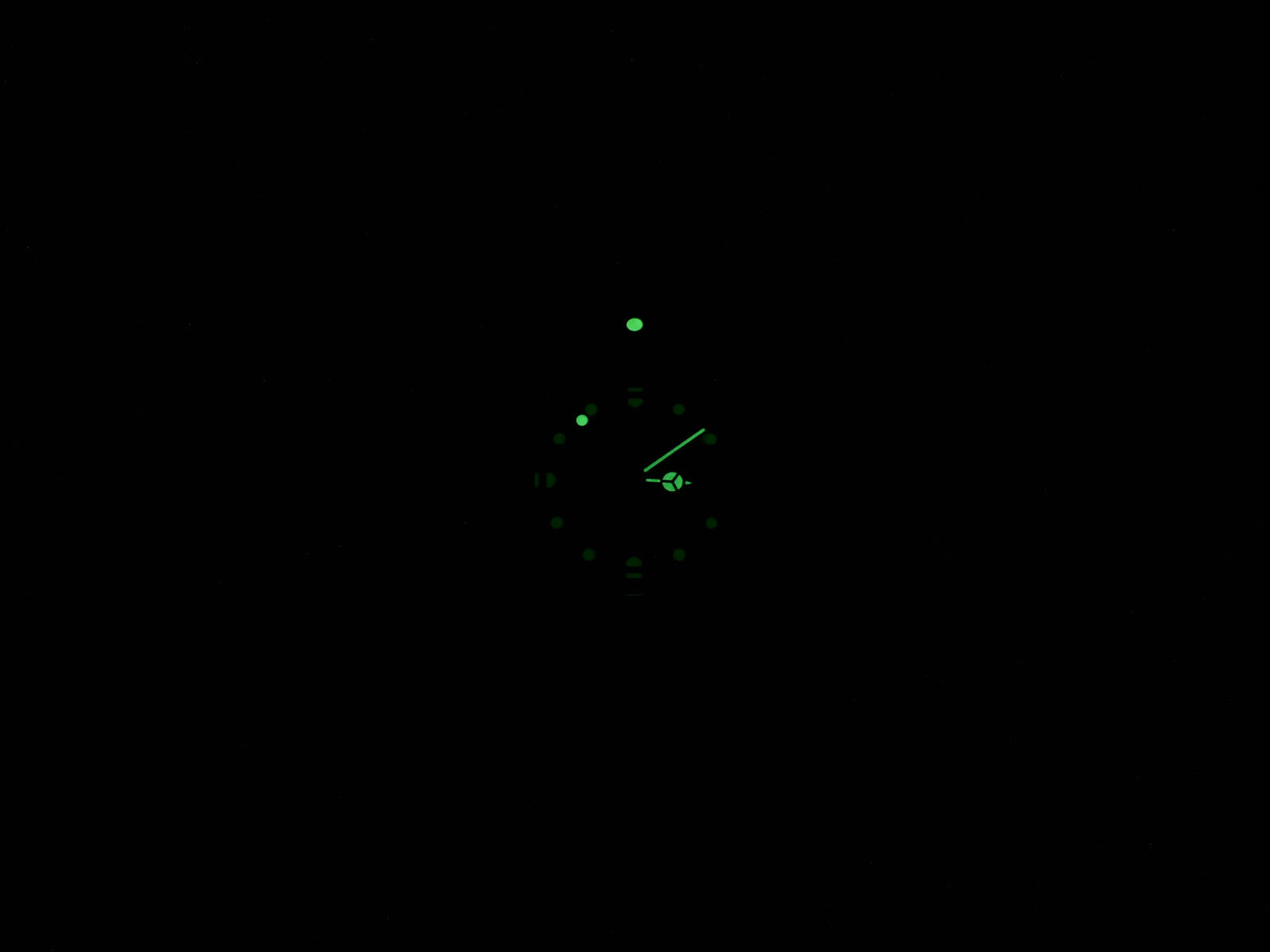 TAG Heuer Formula 1 WA1214 night time luminosity