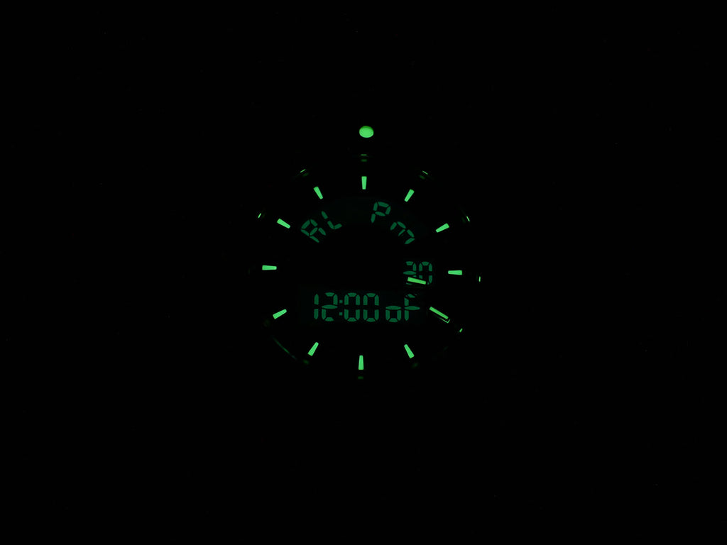 TAG Heuer Aquaracer Chronotimer CAF1010 night time luminosity