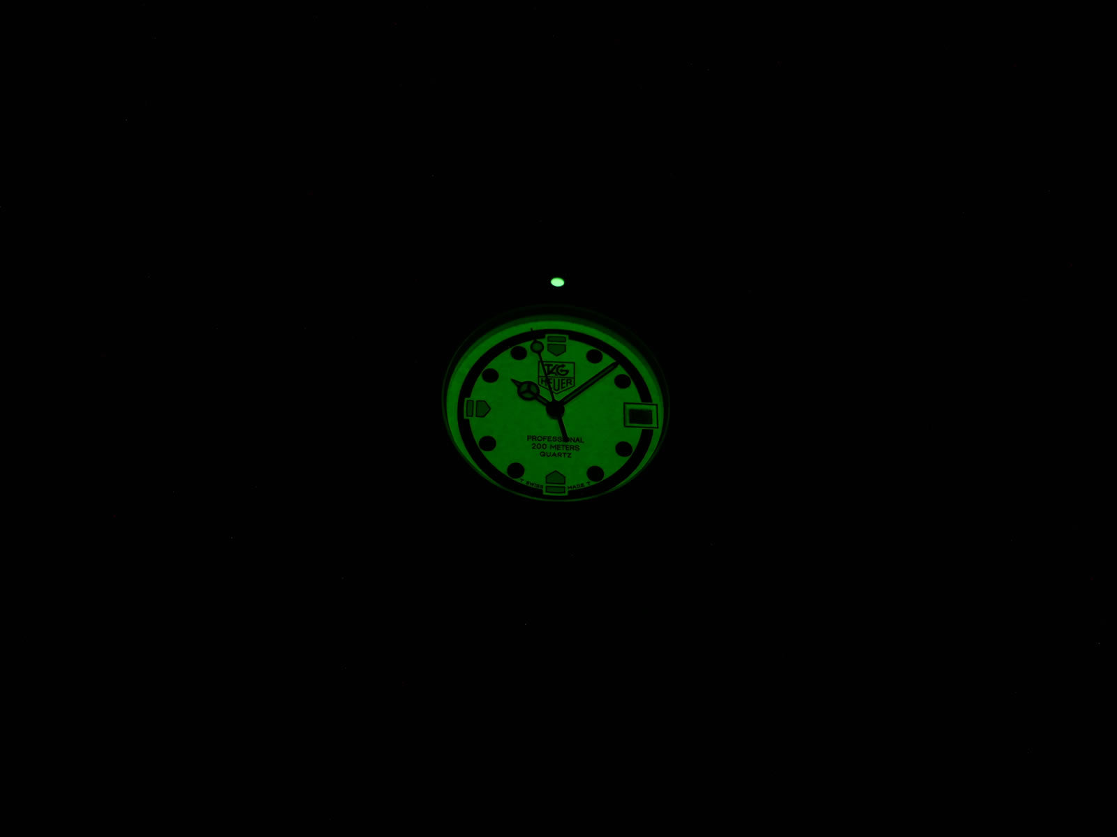 TAG Heuer Formula 1 Luminous Night Time Dial WA1211 