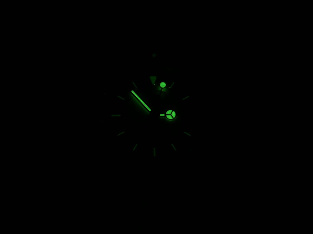 TAG Heuer SEL Silver WI1310 night time hands luminosity