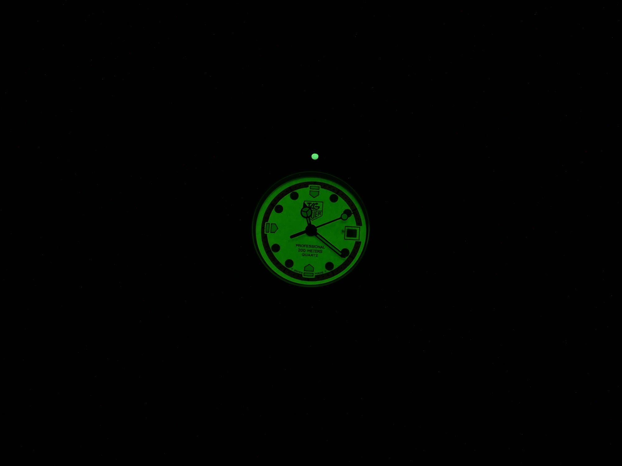 TAG Heuer Formula 1 Ladies 371.508 Night time Luminous dial