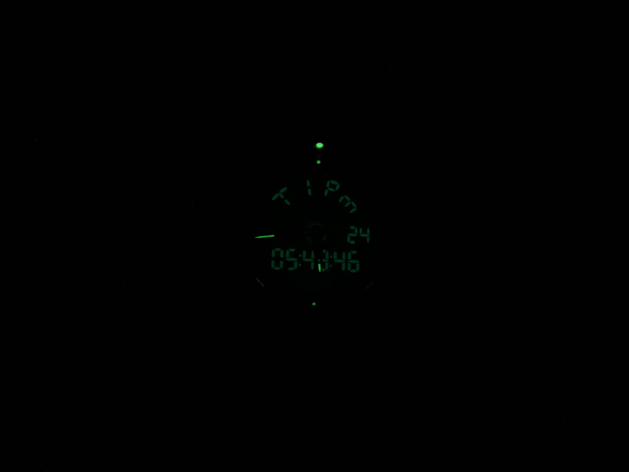 TAG Heuer Kirium F1 CL111A night luminosity & backlight