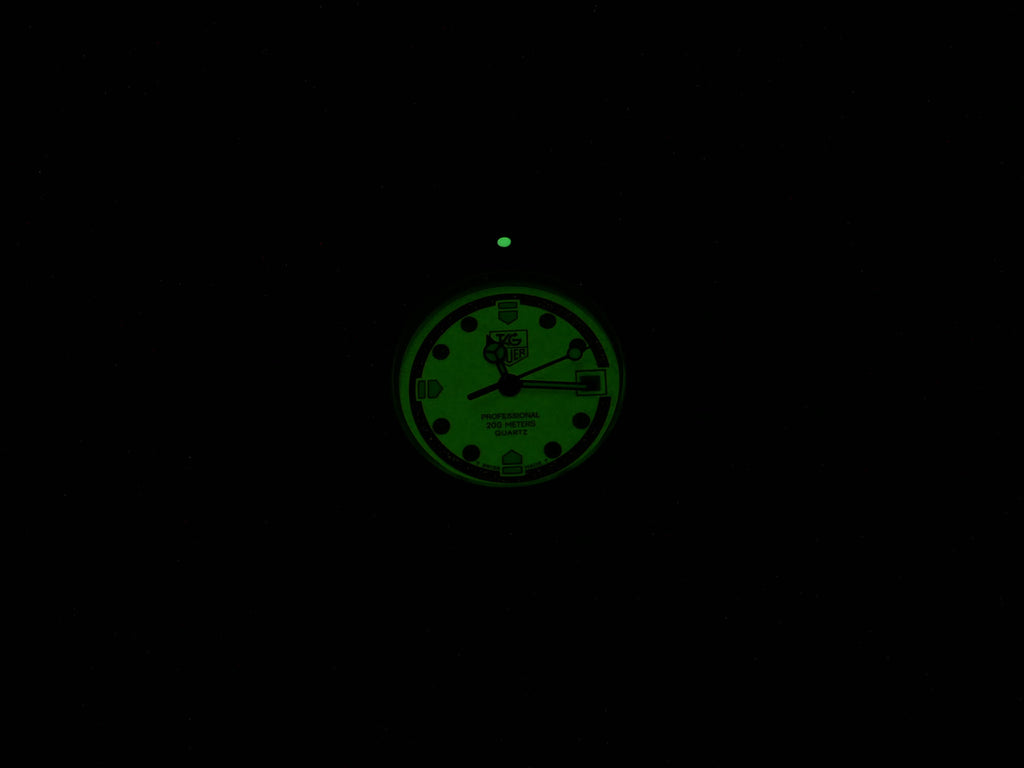 TAG Heuer Formula 1 Ladies WA1411 night time Luminous dial